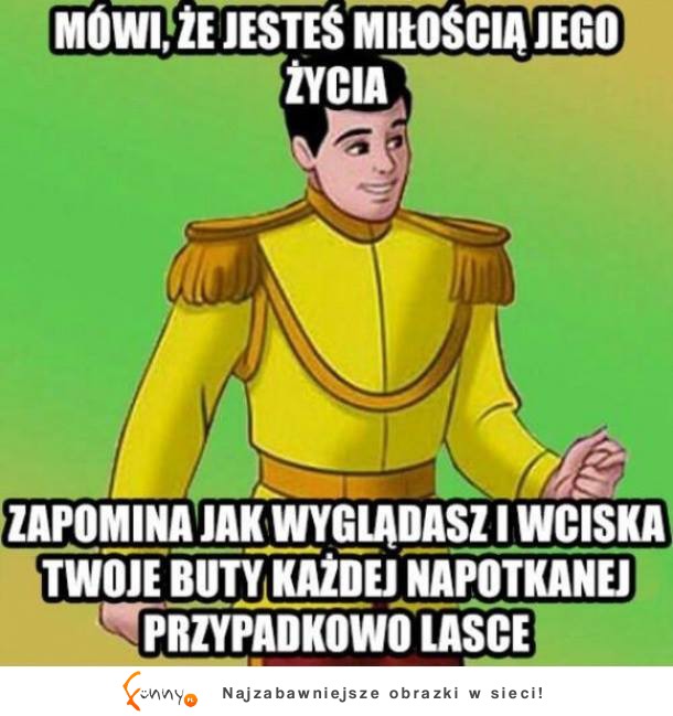 Mówi, że jesteś miłością jego życia