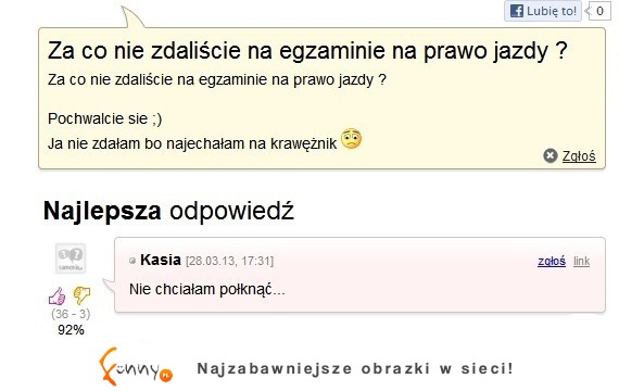 Zapytała na forum o powód oblania prawo jazdy, zobacz co jej odpisała, HAHA!