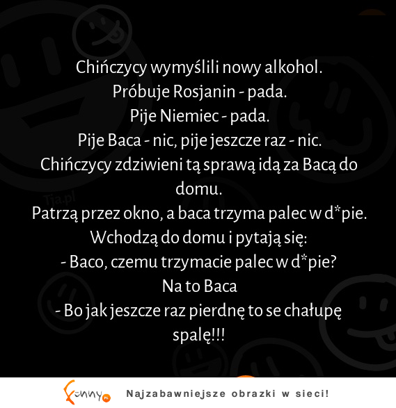 Chińczycy wymyślili nowy alkohol :D