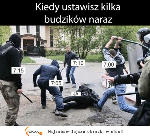 Budzik vs ja