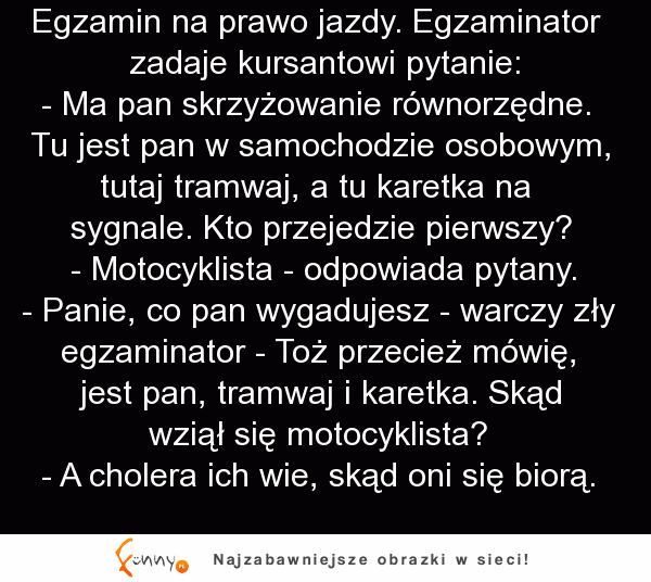 Pytanie na egzaminie na prawko.. Egzaminator W SZOKU ale został rozwalony! HAHA