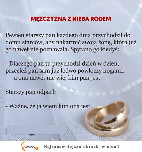 WZRUSZAJĄCA HISTORIA starszej pary... ;(