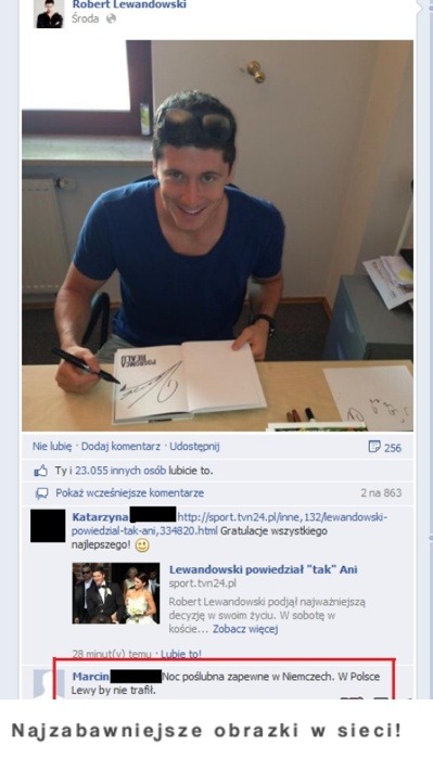 Cięta riposta do Lewandowskiego :D Zobacz jak się z niego naśmiewają!