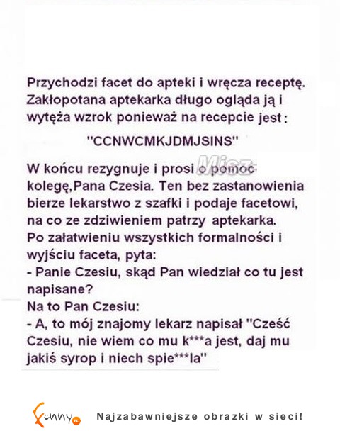 Czesiek rozwiązał zagadke w 5minut! HAH BEKA!