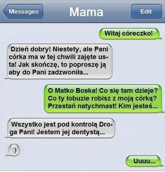 Matka pisze sms do córki! ZOBACZ co jej odpisała DOBRE! :)