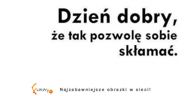 Dzień dobry!