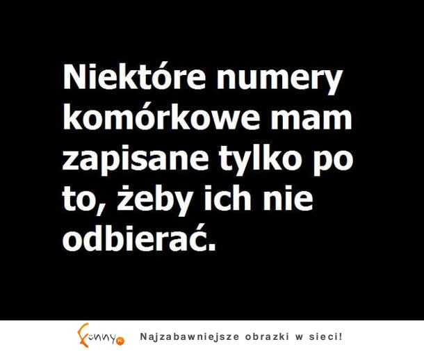 Niektóre numery...