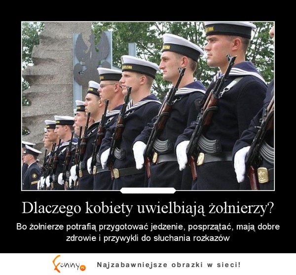 Wydało się, dlaczego kobiety uwielbiają żołnierzy! Ale wiadomo, że polscy są najlepsi :)