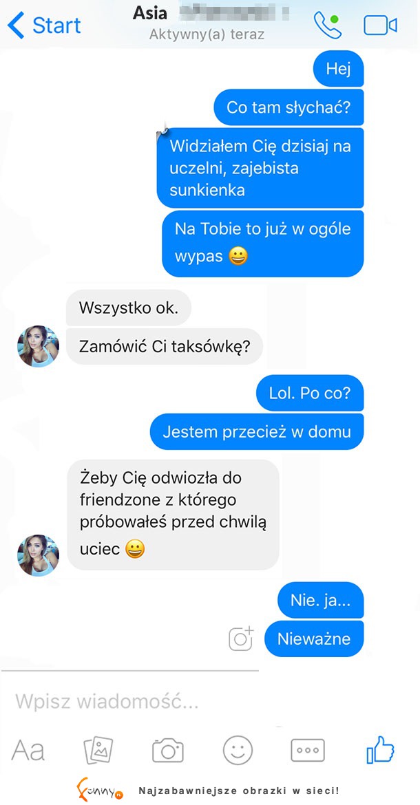 Ale go zgasiła! MASAKRA!