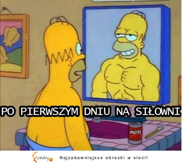 Po pierwszym dni na siłowni :D