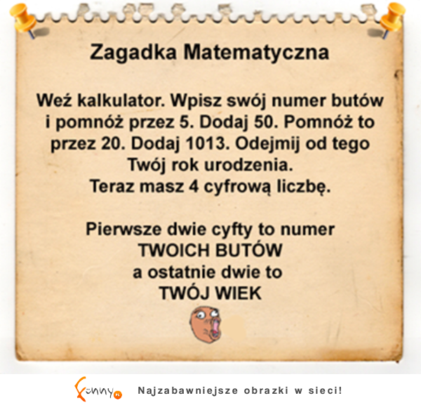 Zagadka matematyczna