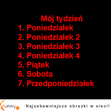 Mój tydzień