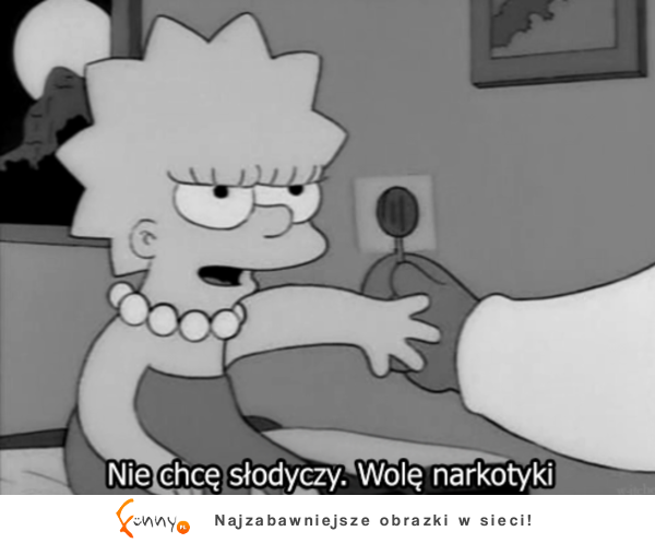 Nie chcę słodyczy.
