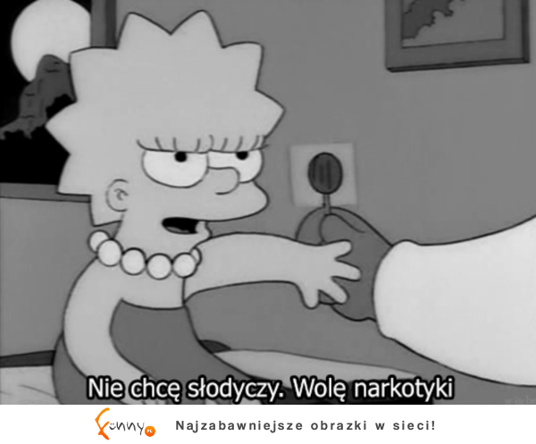 Nie chcę słodyczy.