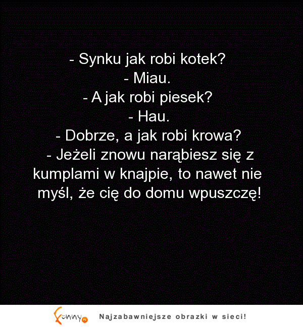 Ojciec pyta syna jakie ogłosy wydają zwierzątka... HAHA OStatnie najlepsze, padniesz ;P