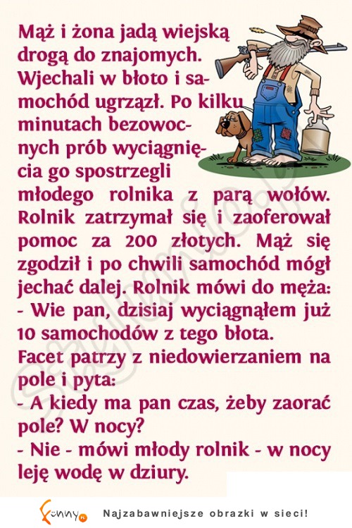 Rolnik wpadł na świetny pomysł! Interes idealny!