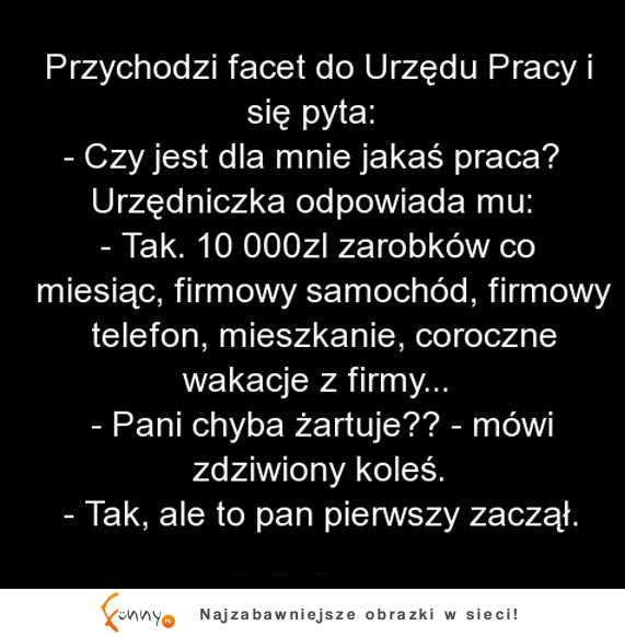 HAHA Mega żart o polskim rynku pracy XD Dla każdego :)