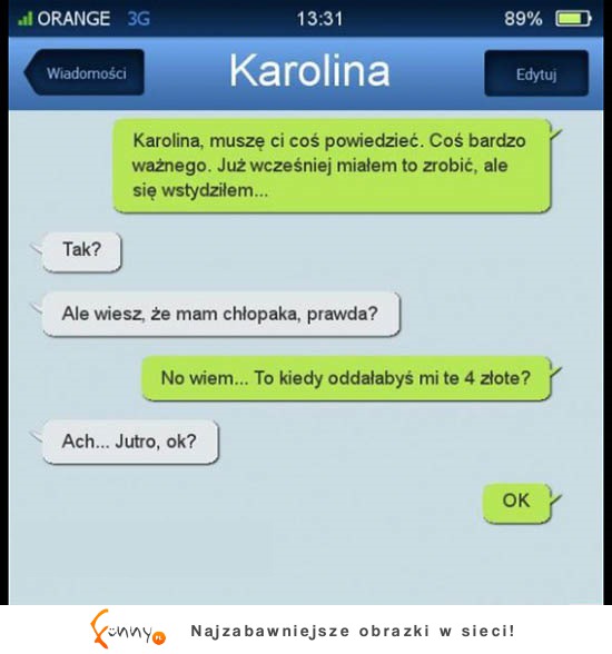 Chłopak zdobył sie na odwagę i wreszcie jej to powiedział! HAHAH
