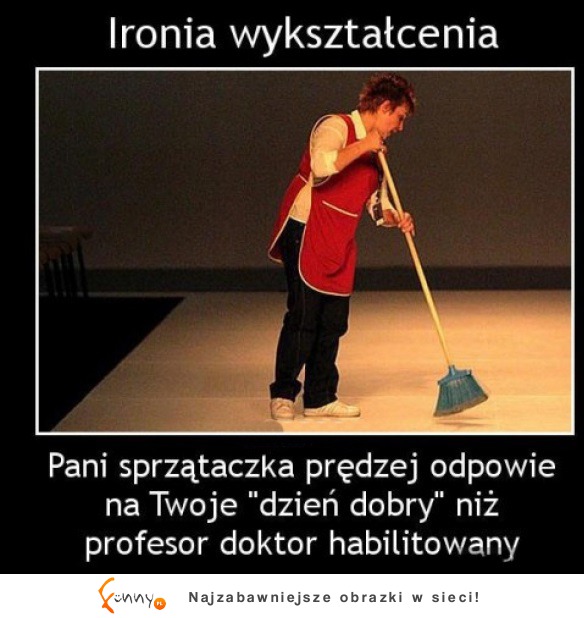 Pani sprzątaczka