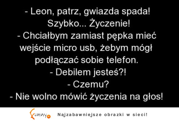 Leon, pomyśl życzenie!