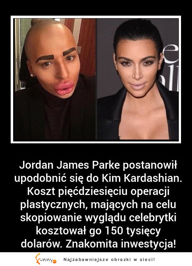 TO już PRZESADA! Ten chłopak upodabnia się do Kim Kardashian! OKROPNE