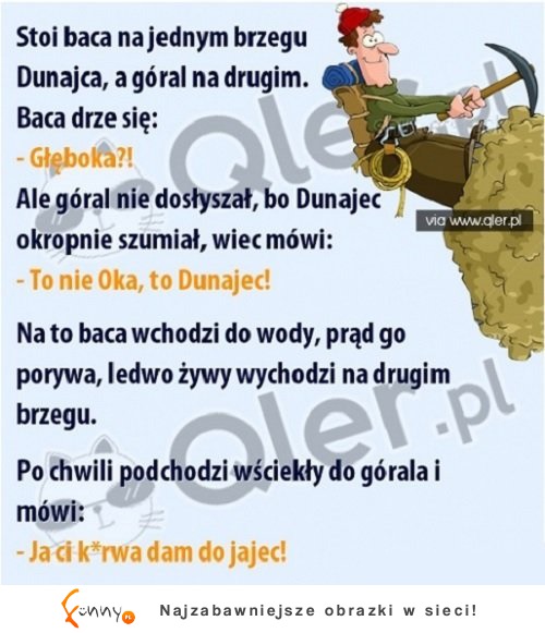 KAWAŁ DNIA! Baca nie mpgł dogadac się z góralem, więc... LOL!