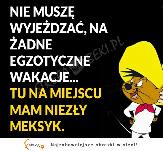 Nie muszę wyjeżdżać