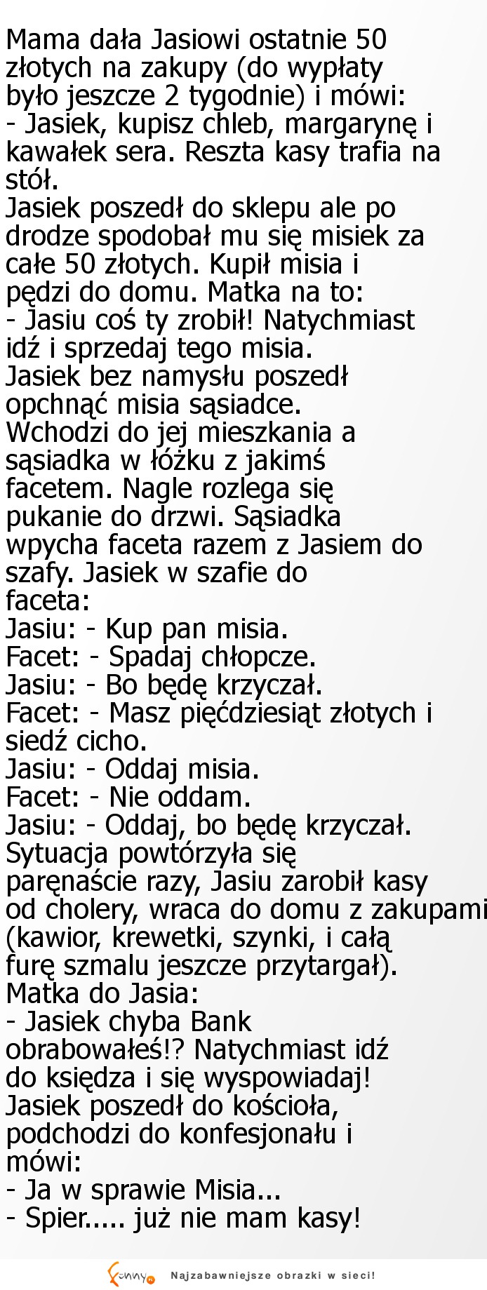 Jasiu na zakupach :D