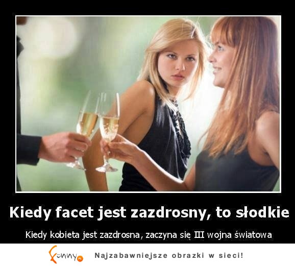 Kiedy facet jest zazdrosny