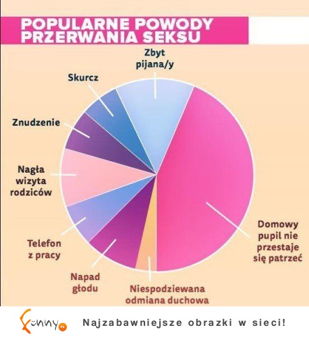 Popularne powody przerwania seksu :)