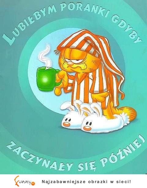 Lubił bym poranki, gdyby...