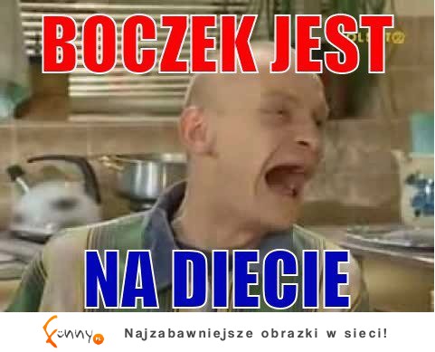 Boczek jest na diecie :)