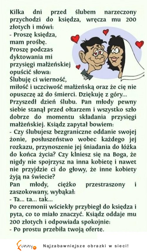 Mąż chciał przekupić księdza! MASAKRA!