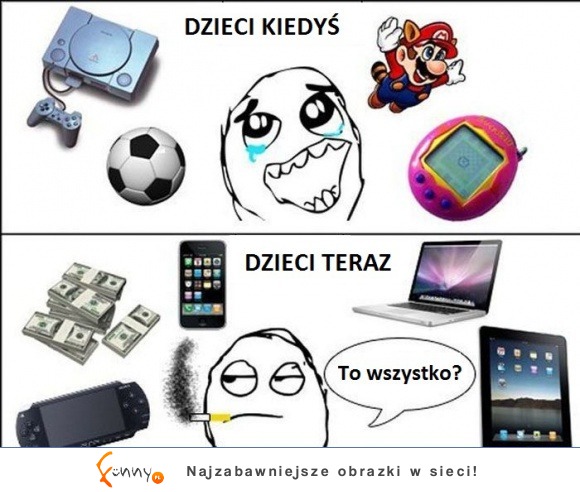 Dzieci kiedyś vs Dzieci teraz! ZOABCZ różnicę!