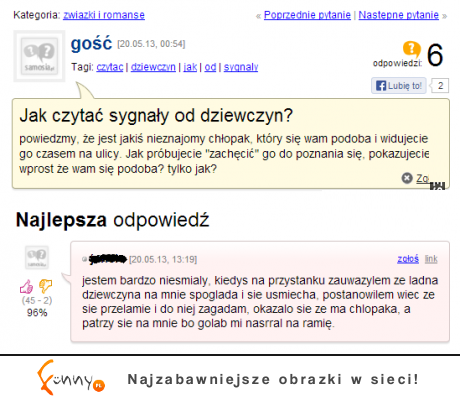 Jak czytać zygnaly od dziewczyn? ZOBACZ co mu doradzili na forum :D