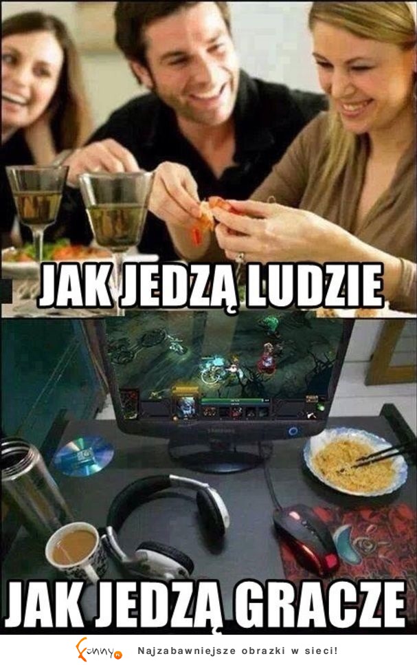 Jak jedzą gracze