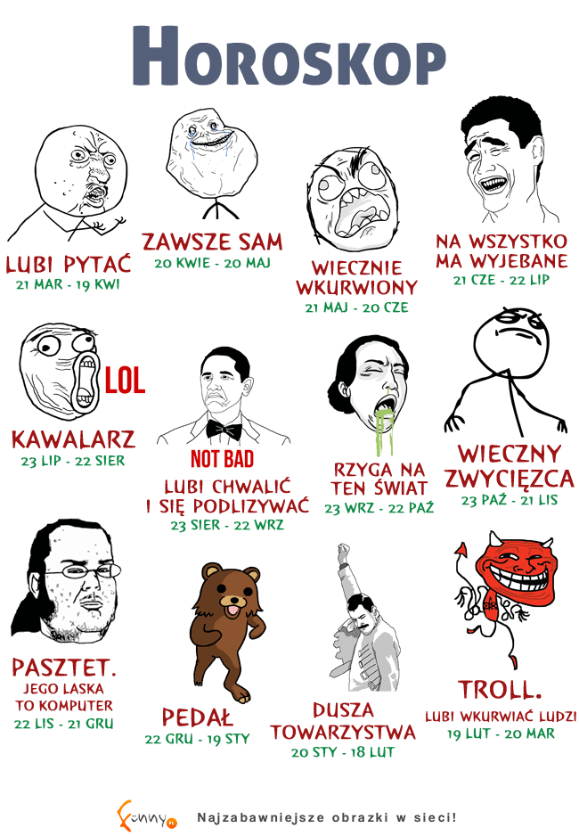 ZOBACZ Twój horoskop memów! :)