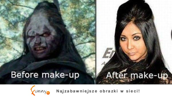 Super efekt make up :D Zobacz jak wyglądała wcześniej!