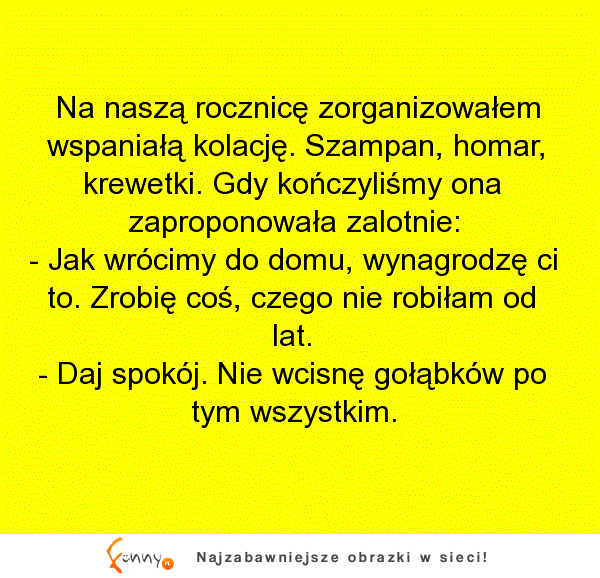 Zachwycona kobieta postanawia okazać swą wdzięczność swojemu mężczyźnie najlepiej jak potrafi. Ale tego byś się nie spodziewał!