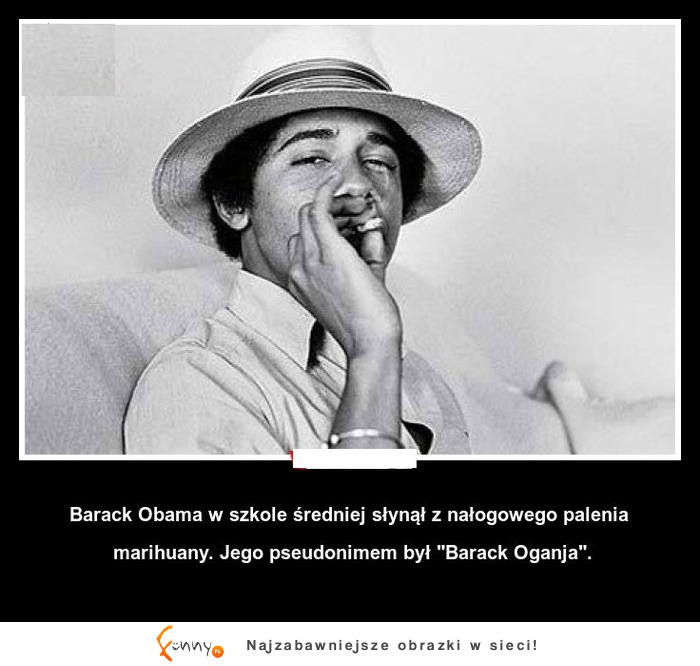Widzieliście zdjęcie Barack Obamy z jointem? :D