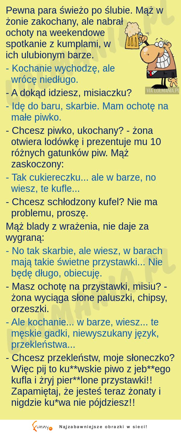 Sposób na nowożeńca! Facet nie miał szans!