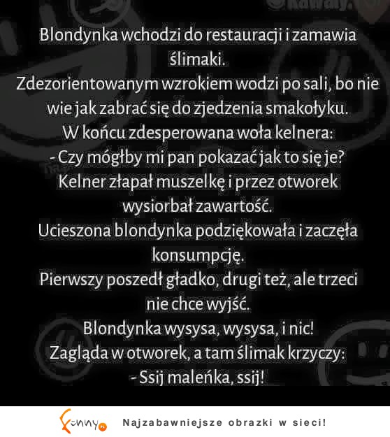 Blondynka nie wie jak jeść ślimaki! ZOBACZ co się stało HAHA!