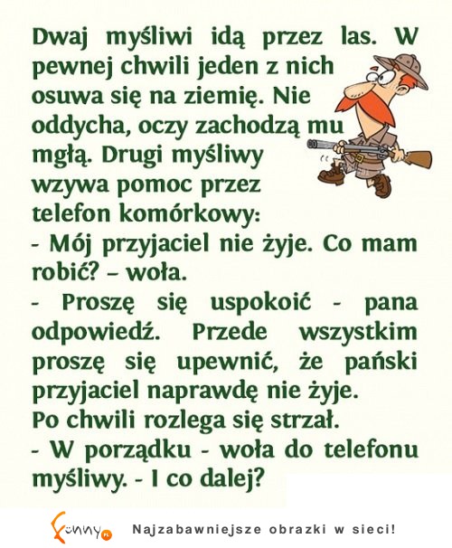 Myśliwy nie zrozumiał pytania! ALE MASAKRA!