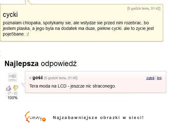 Mega PROBLEM.Dziewczyna poznała chłopaka ale ma MAŁE CYCKI- zobacz co jej poradzili