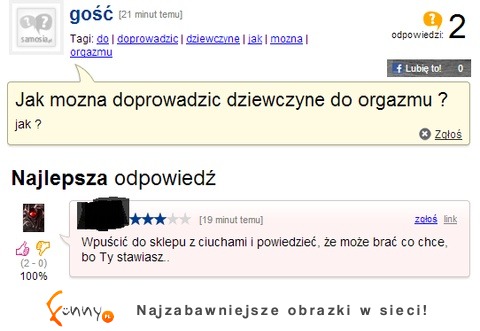 Jak można doprowadzić dziewczynę do orgazmu? Wystarczy... ;D