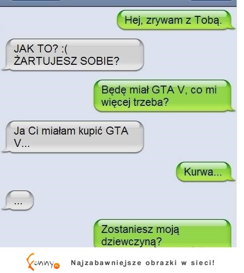 Zerwał z dziewczyną bo kupi sobie GTA5.Głupi POPEŁNIŁ jednak mega BŁĄD- zobacz koniecznie jaki! :D