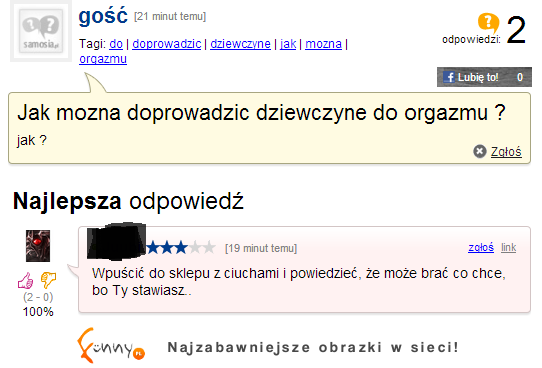 Zapytał o doprowadzenie dziewczyny do orgazmu, ZOBACZ co mu podpowiedzieli, haha