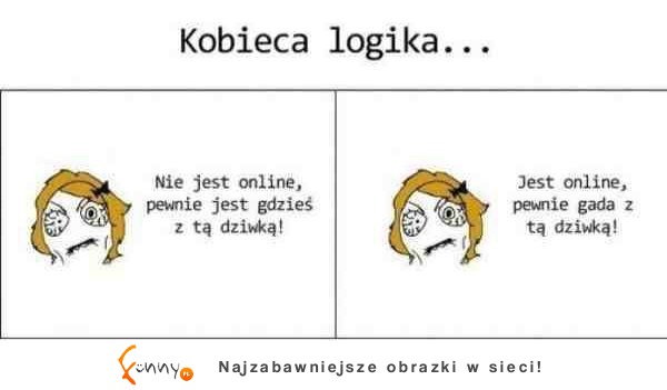 Kobieca logika z nią nie wygrasz.