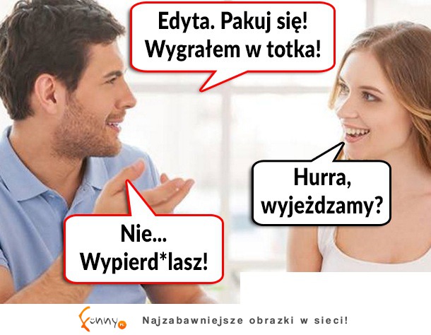 Jej mąż wygrał w TOTKA! ZOBACZ co postanowił XD