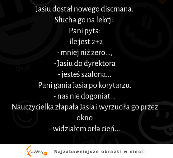 Jasiu dostał nowego discmana :)